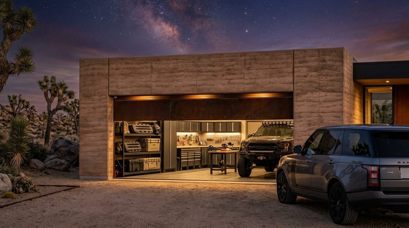 Luna Garage Door Solution Overhead Garage Door Gliding Open in Flossmoor, IL